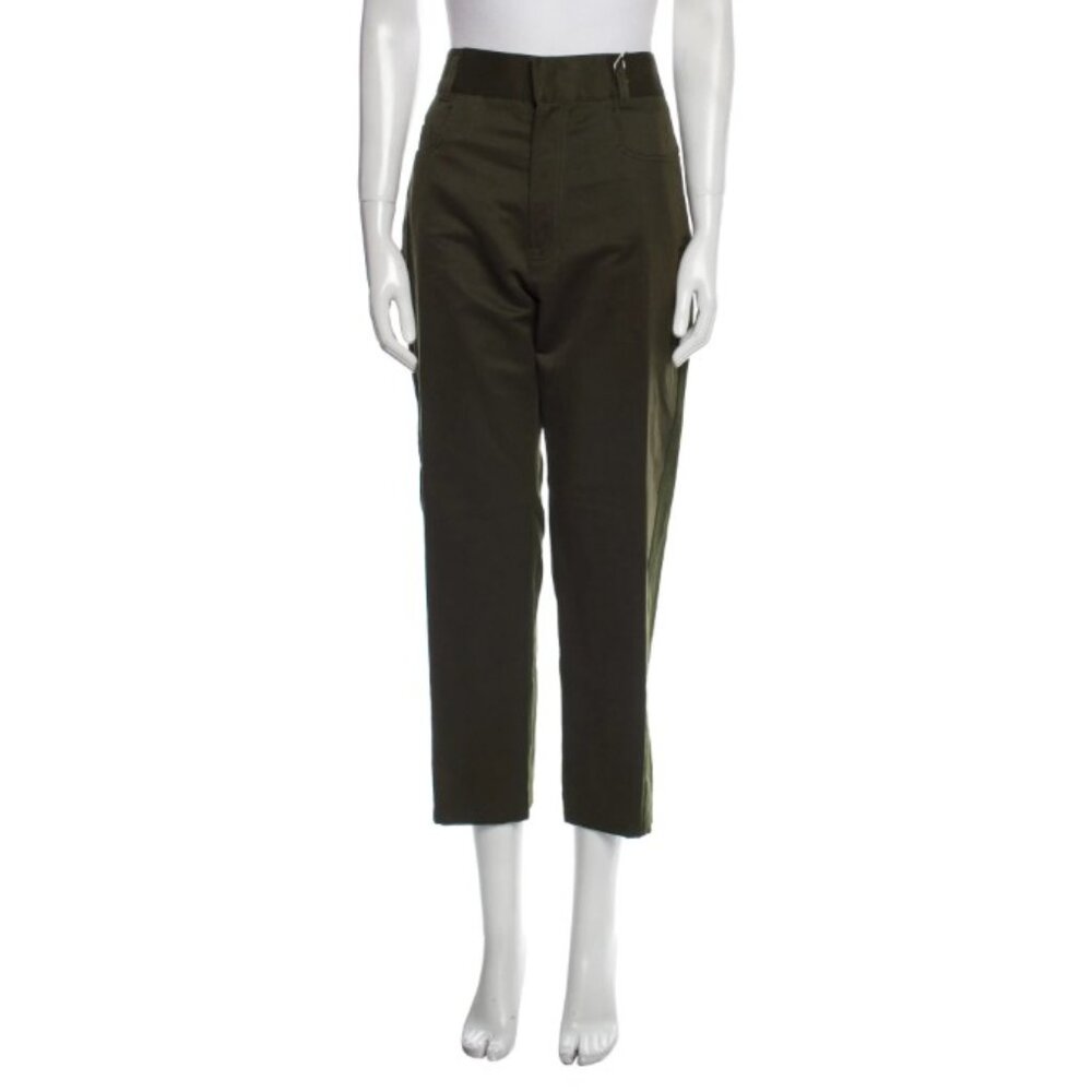Haider Ackermann Pants. Cotton linen blend,Cotton canvas. Green. Sz40. NWT RP530